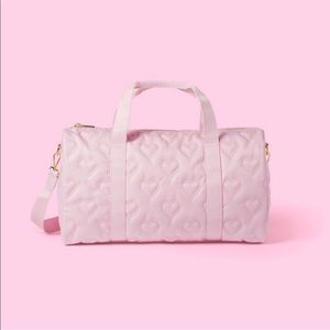 Stoney Clover Lane x Target Collab - Light Pink Quilted Hearts Duffle Bag